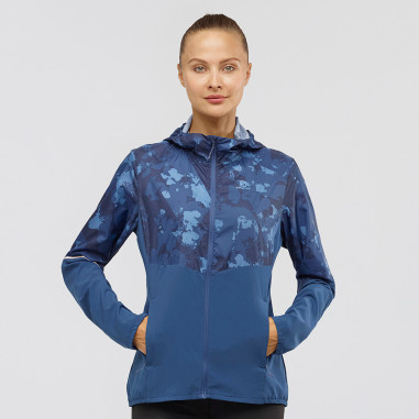 Veste Running SALOMON Femme AGILE FZ...