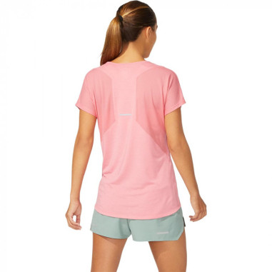 T-Shirt Running ASICS Femme V-NECK SS...