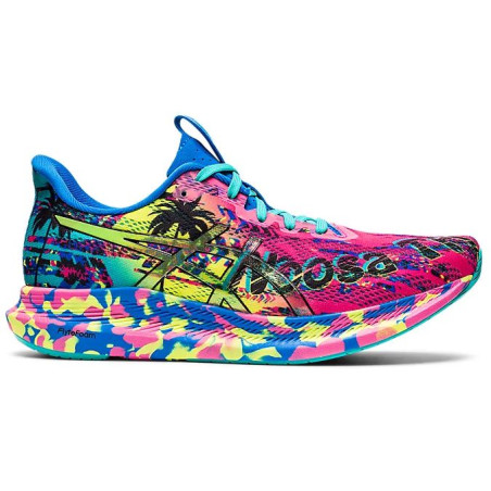 Chaussures Running ASICS Femme NOOSA TRI 14 Bleu Jaune Rose PE 2022