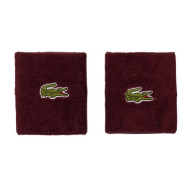 Poignet Eponge LACOSTE Bordeaux 