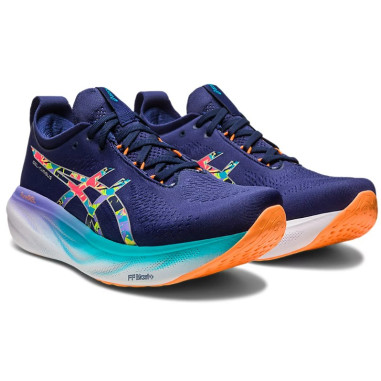 Chaussures Running ASICS Homme GEL NIMBUS 25 LITE SHOW Marine Multicolors 2023