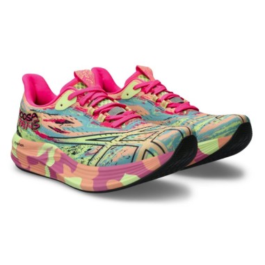 Chaussures Running ASICS Femme NOOSA TRI 15 Rose Vert Jaune AH