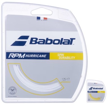 Cordage BABOLAT RPM HURRICANE 1.25mm...