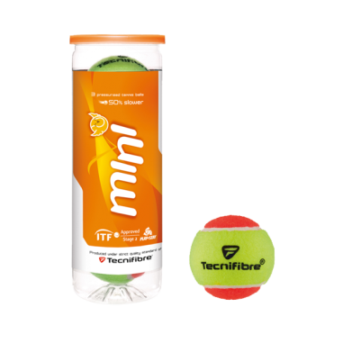Tube de 3 balles Mini-Tennis...
