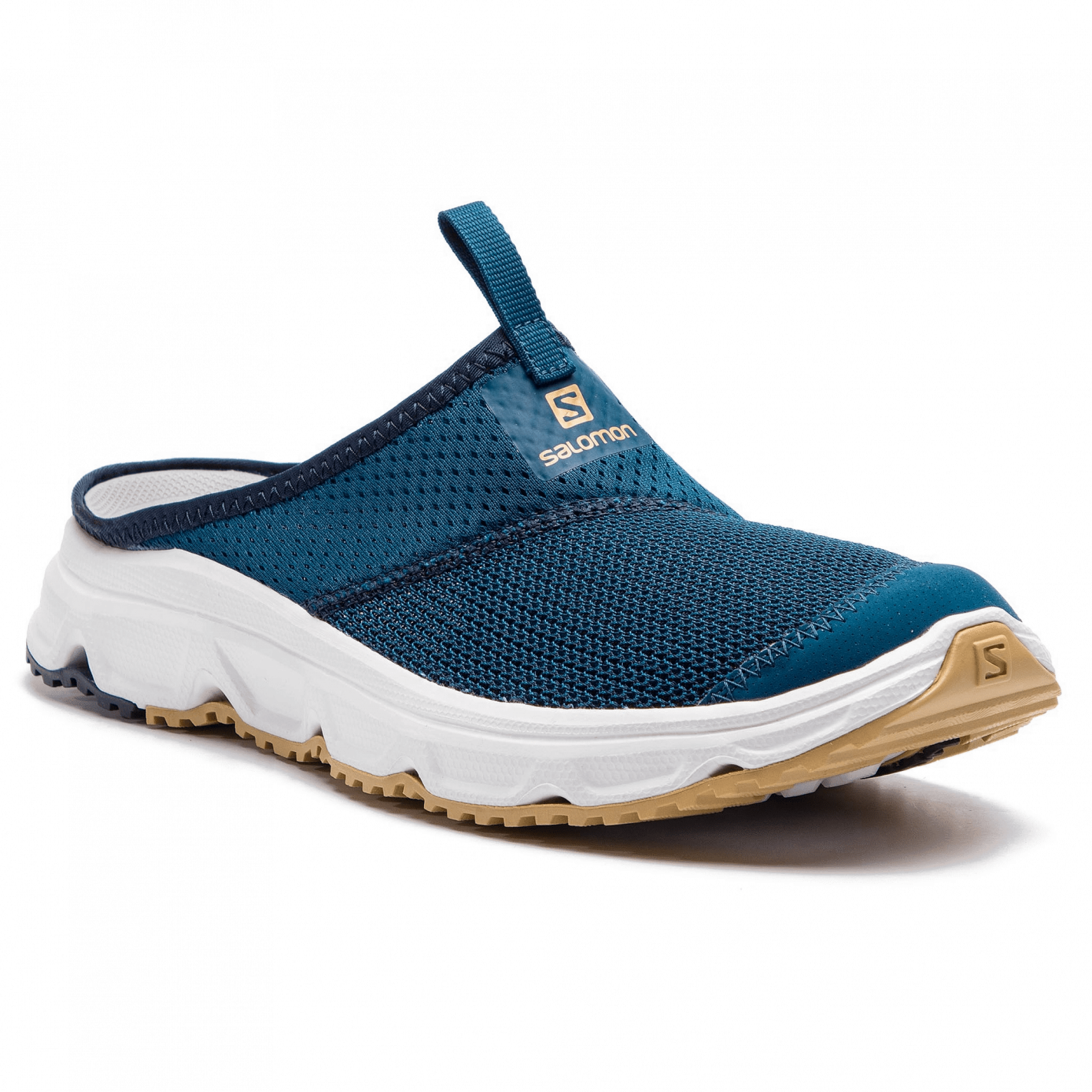 Claquettes SALOMON Homme RX Slide 4.0 Bleu Blanc Camel PE 2019