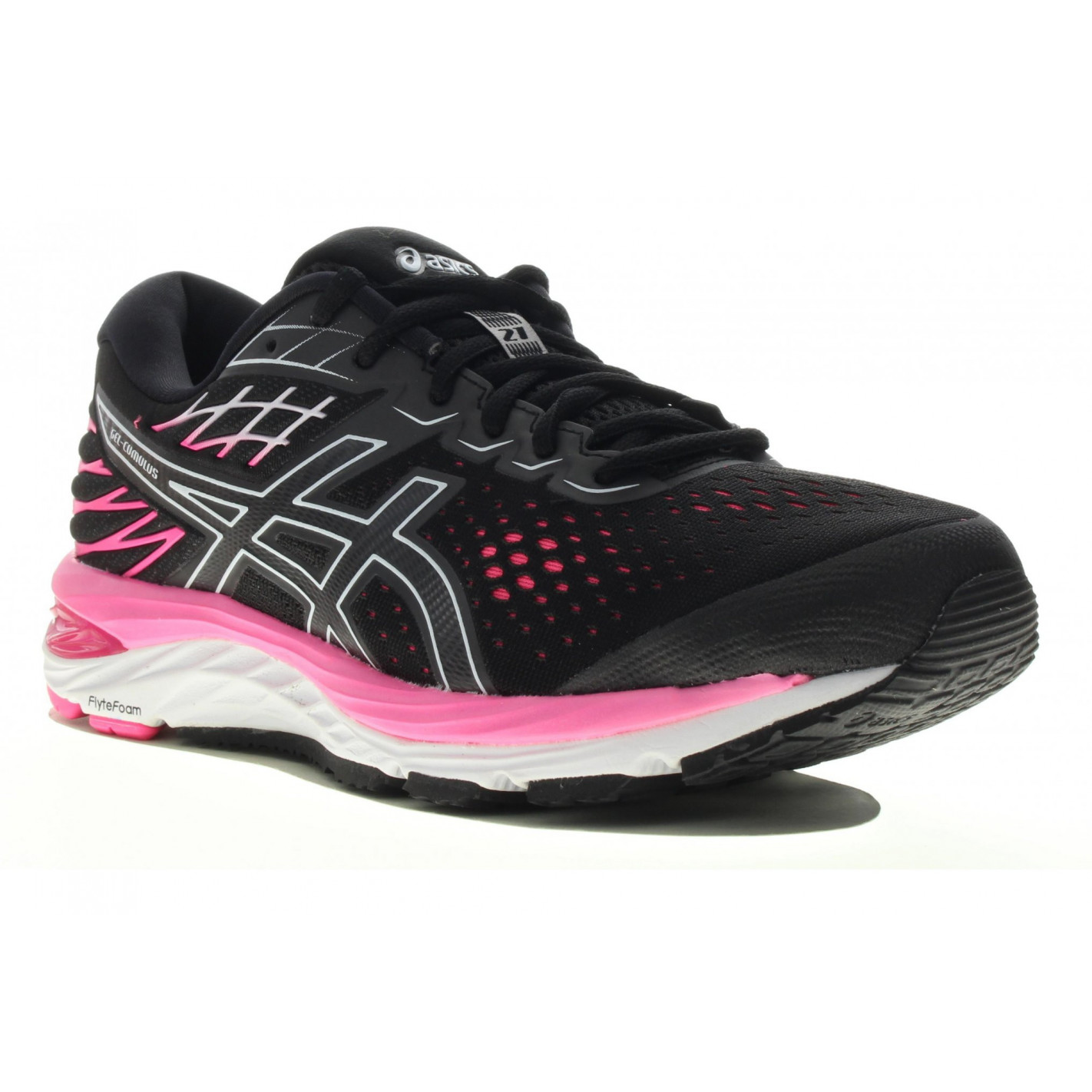 asics noir rose